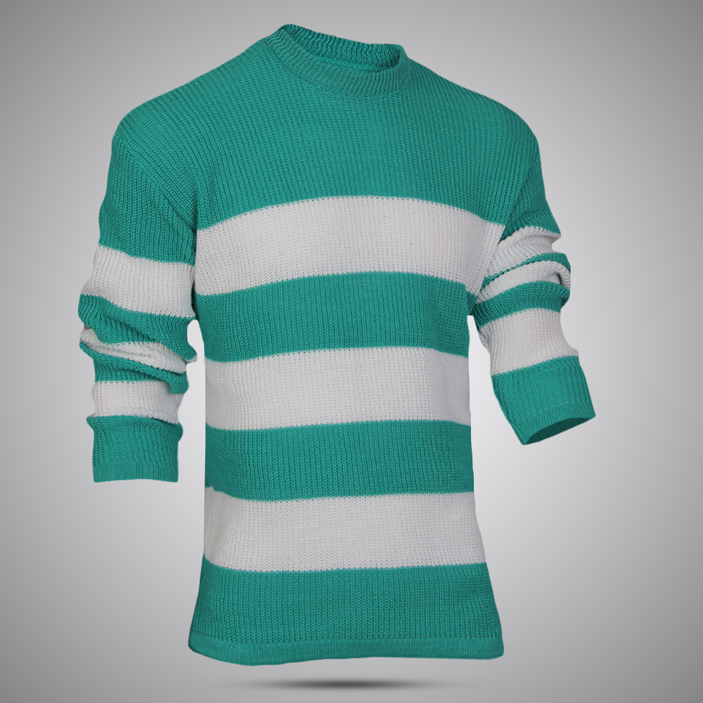 بافت راه راه سبز سفید